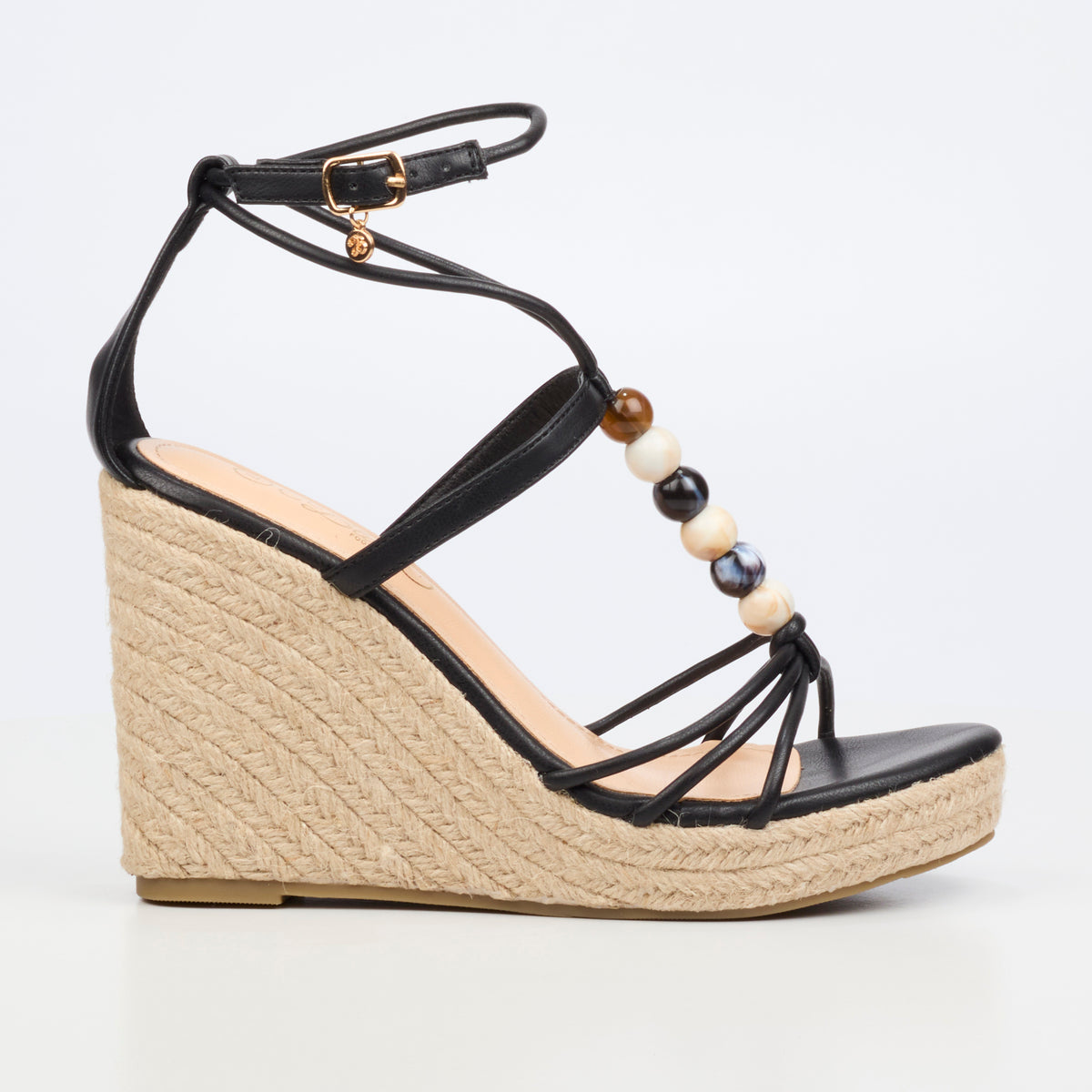 Miss Black Portia 1 High Wedges - Black
