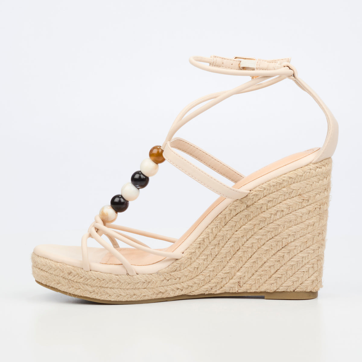 Miss Black Portia 1 High Wedge - Natural