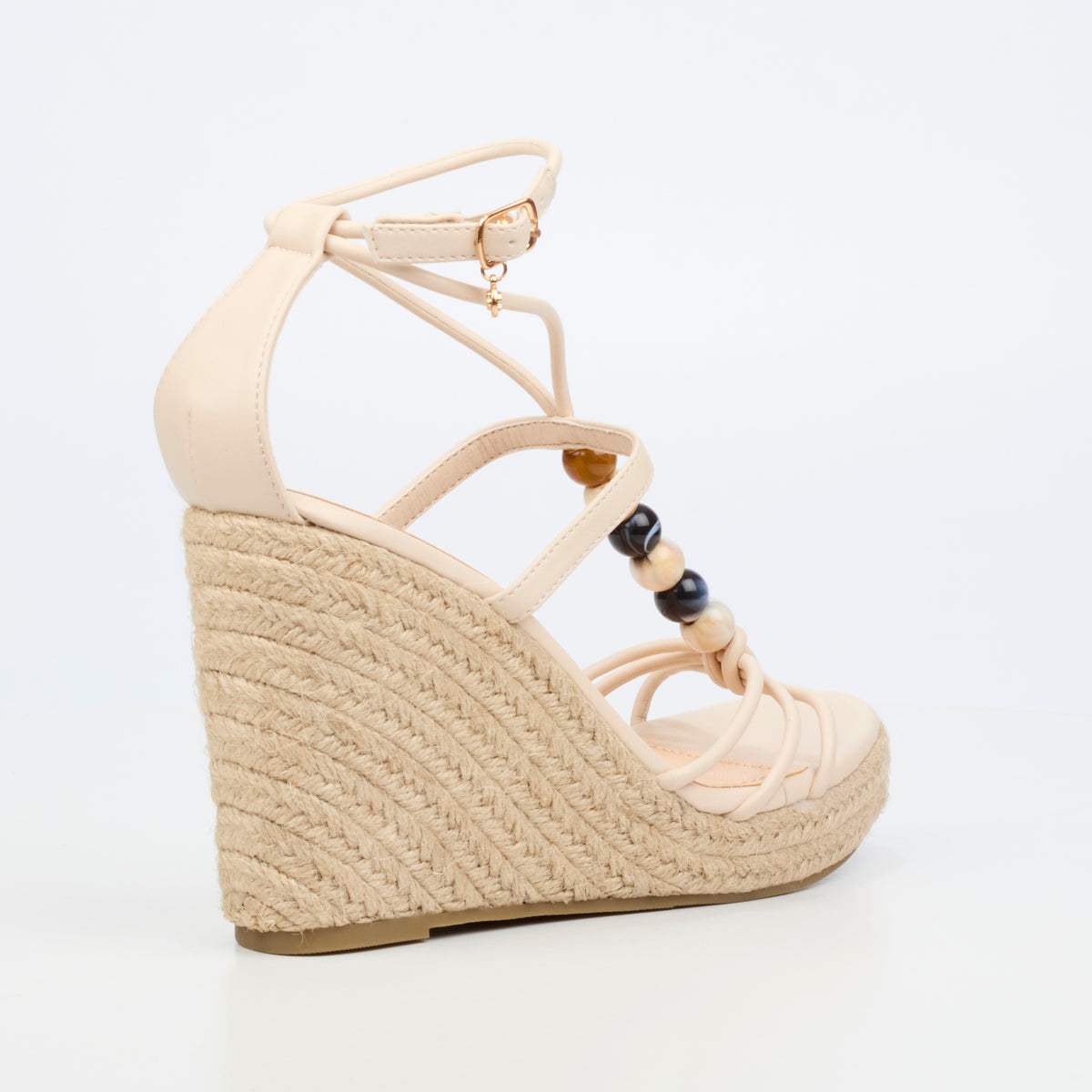Miss Black Portia 1 High Wedge - Natural