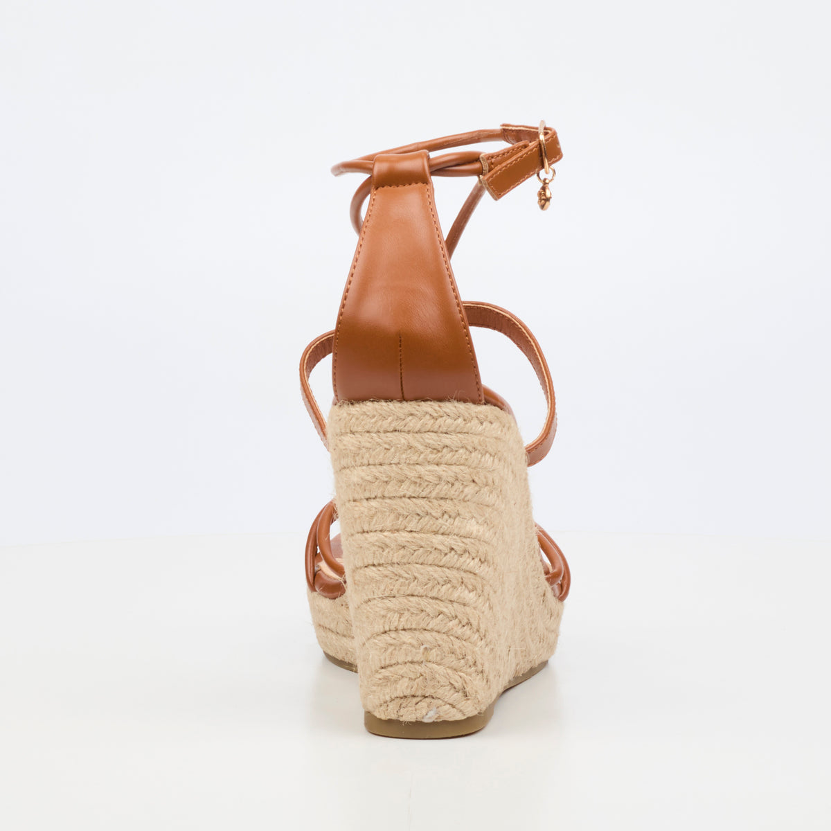 Miss Black Portia 1 High Wedges - Tan