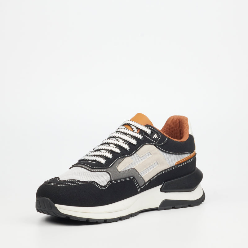 Mazerata Primo 1 Faux Nubuck / Mesh Sneaker - Tan footwear Mazerata