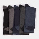 Profast Heel/Toe Cotton Socks - 5 Pack socks External