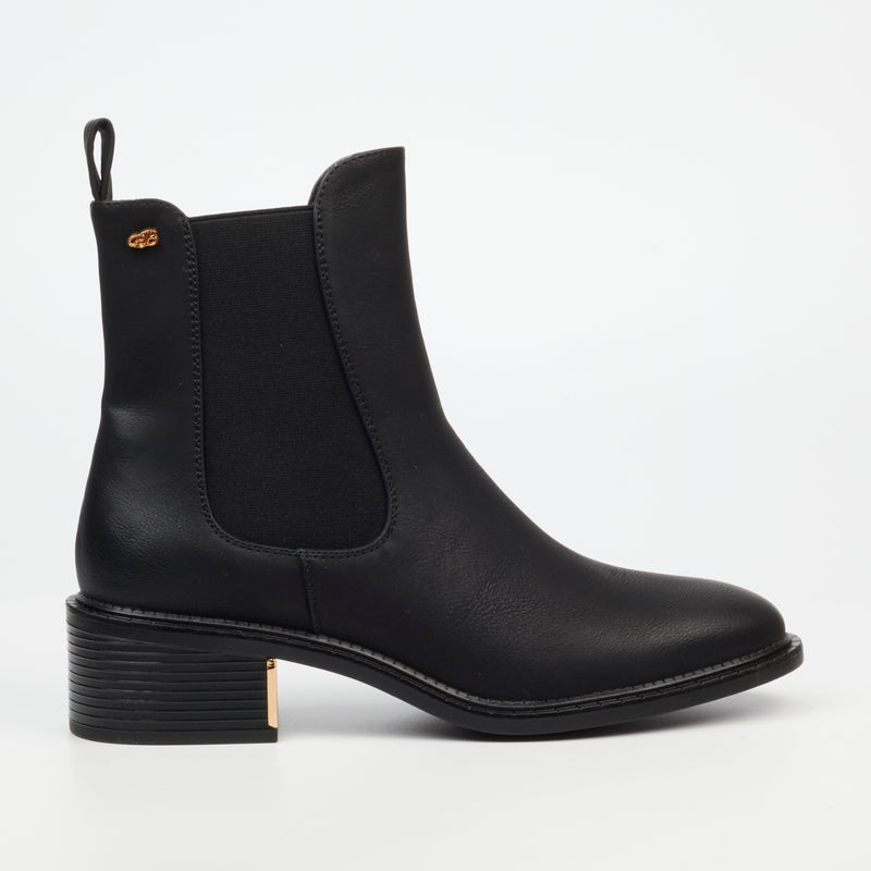 Miss Black Qatar 1 Ankle Boot - Black footwear Miss Black