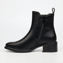 Miss Black Qatar 1 Ankle Boot - Black footwear Miss Black