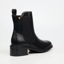 Miss Black Qatar 1 Ankle Boot - Black footwear Miss Black