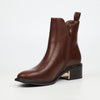 MIss Black Qatar 1 Ankle Boot - Chocolate footwear Miss Black