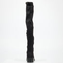 MIss Black Qatar 4 High Boot - Black footwear Miss Black