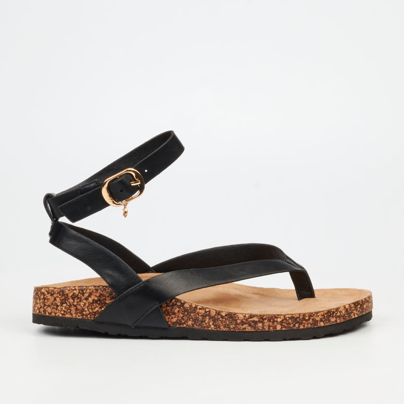 Viabeach Qork 11 Sandal - Black footwear Viabeach