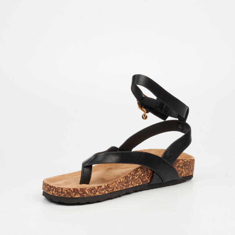 Viabeach Qork 11 Sandal - Black footwear Viabeach