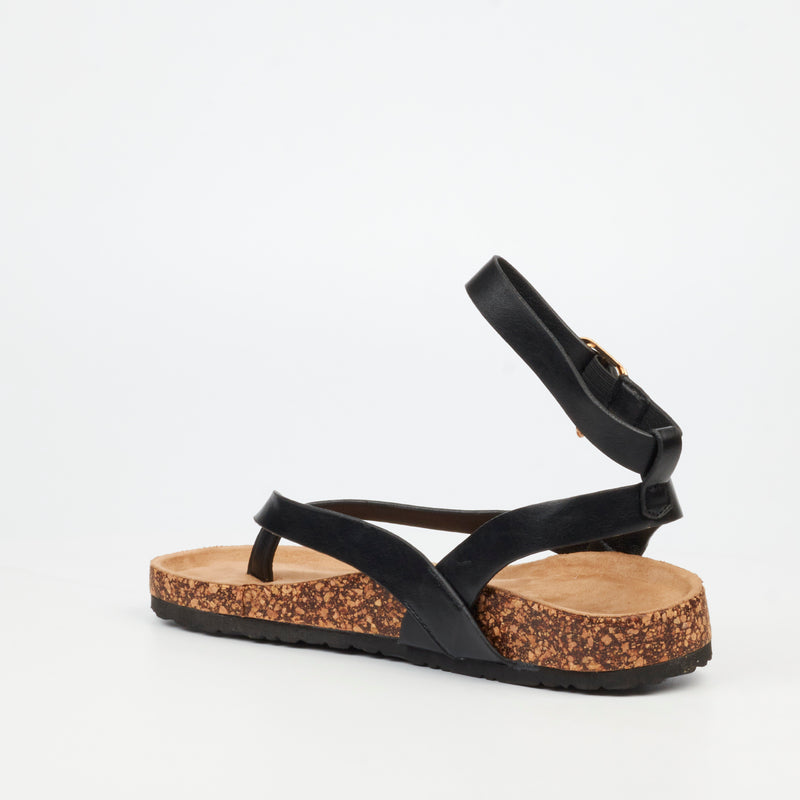 Viabeach Qork 11 Sandal - Black footwear Viabeach