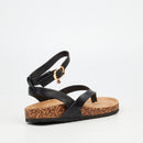 Viabeach Qork 11 Sandal - Black footwear Viabeach
