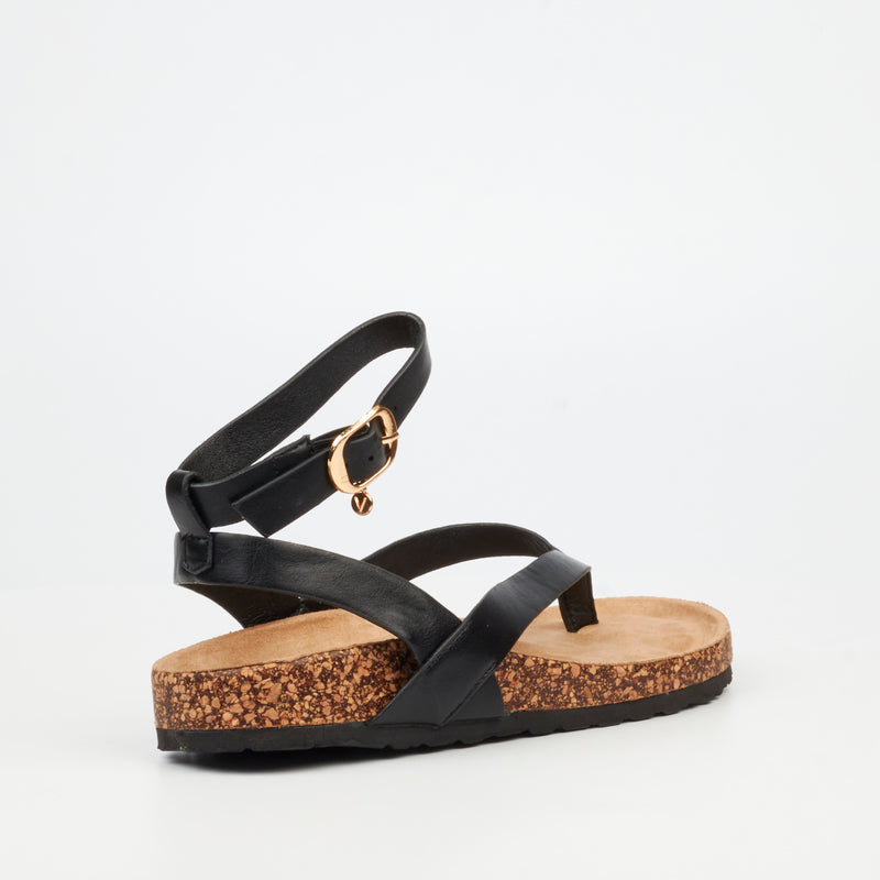 Viabeach Qork 11 Sandal - Black footwear Viabeach
