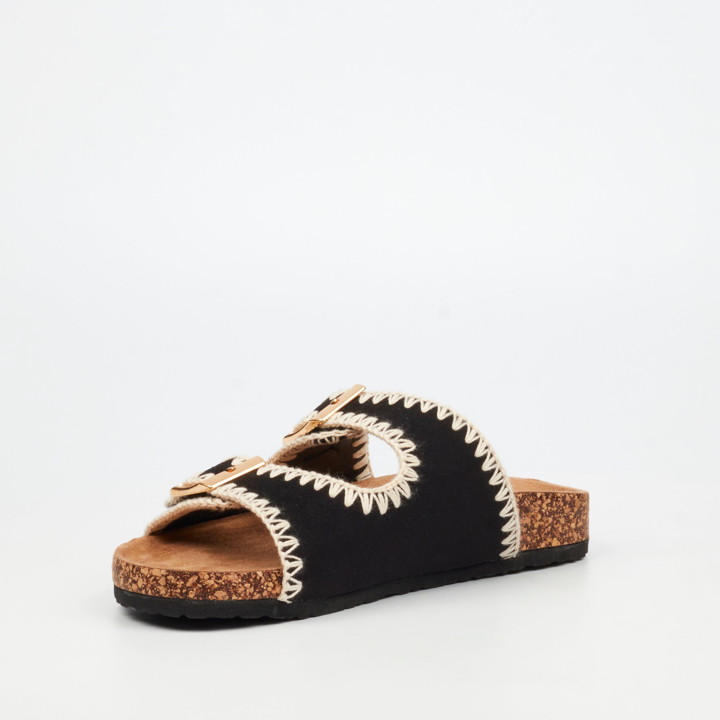 Viabeach Qork 17 Sandal - Black footwear Viabeach