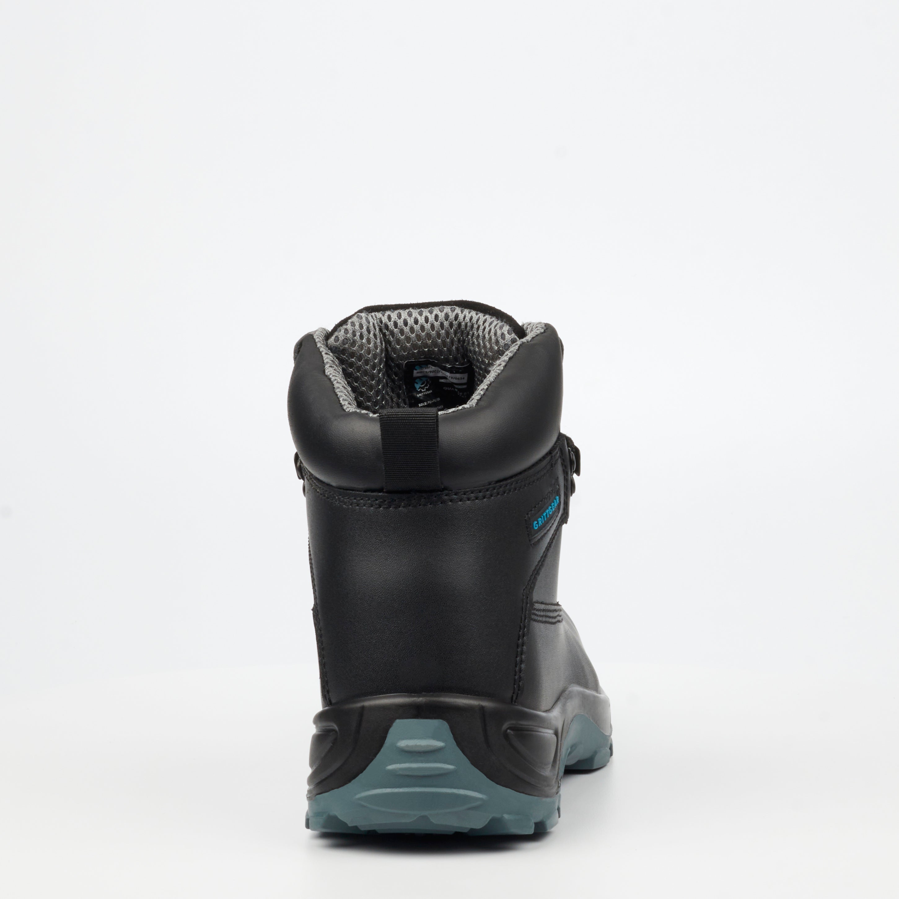 Grittgear Quartz S1P Leather Safety Boot - Black safety Grittgear