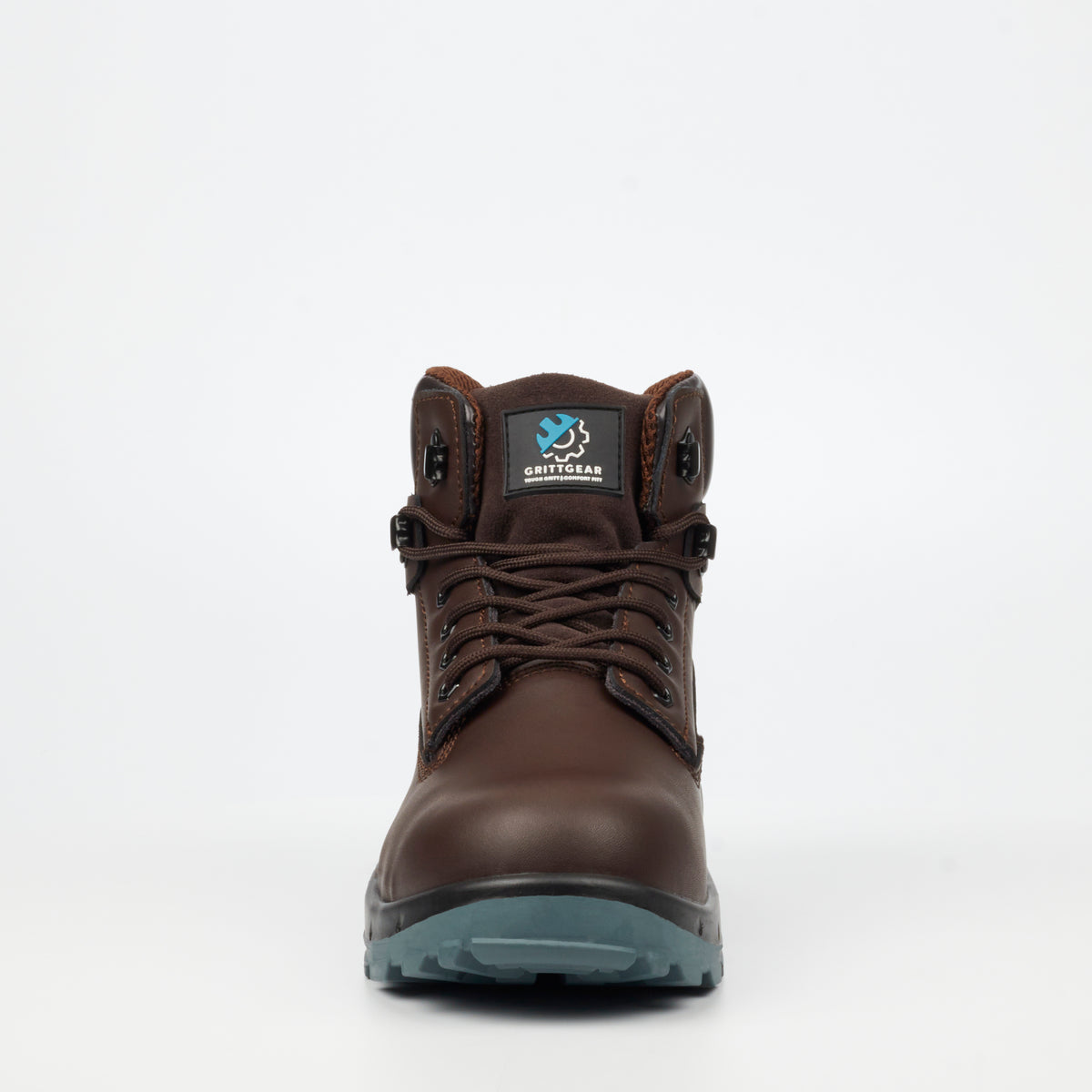 Grittgear Quartz S1P Leather Safety Boot - Chocolate | DC.ONE | DC.ONE