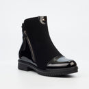 Miss Black Radar 1 Ankle Boot - Black footwear Miss Black