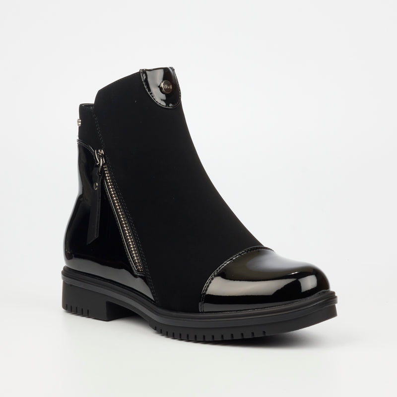 Miss Black Radar 1 Ankle Boot - Black footwear Miss Black   