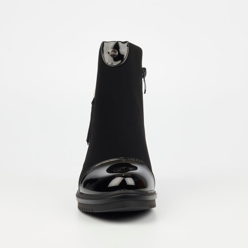 Miss Black Radar 1 Ankle Boot - Black footwear Miss Black   
