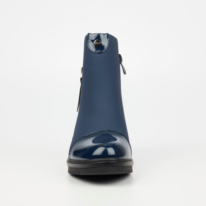 Miss Black Radar 1 Ankle Boot - Navy footwear Miss Black