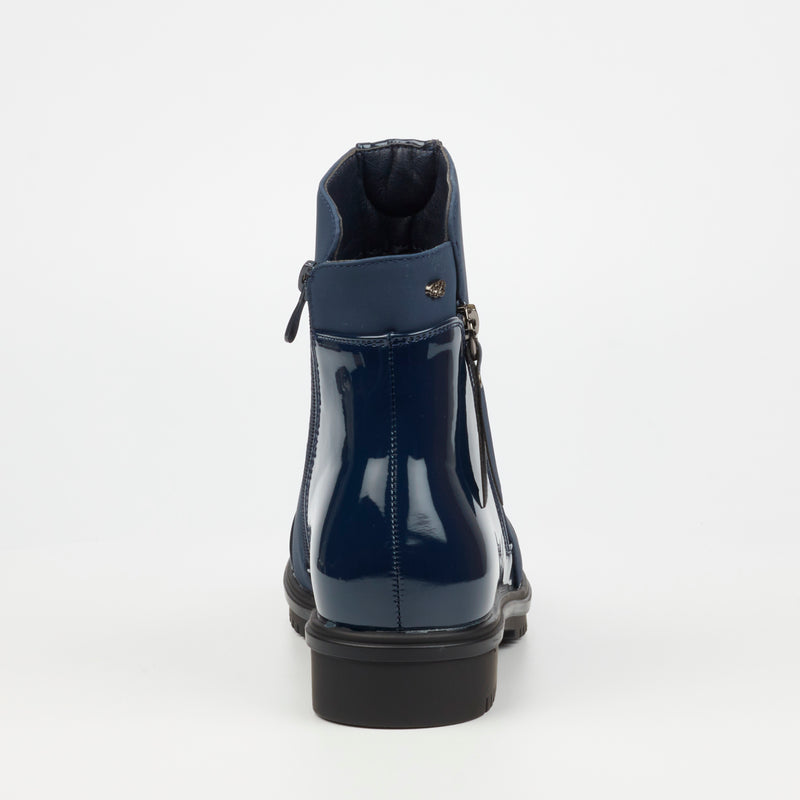 Miss Black Radar 1 Ankle Boot - Navy footwear Miss Black