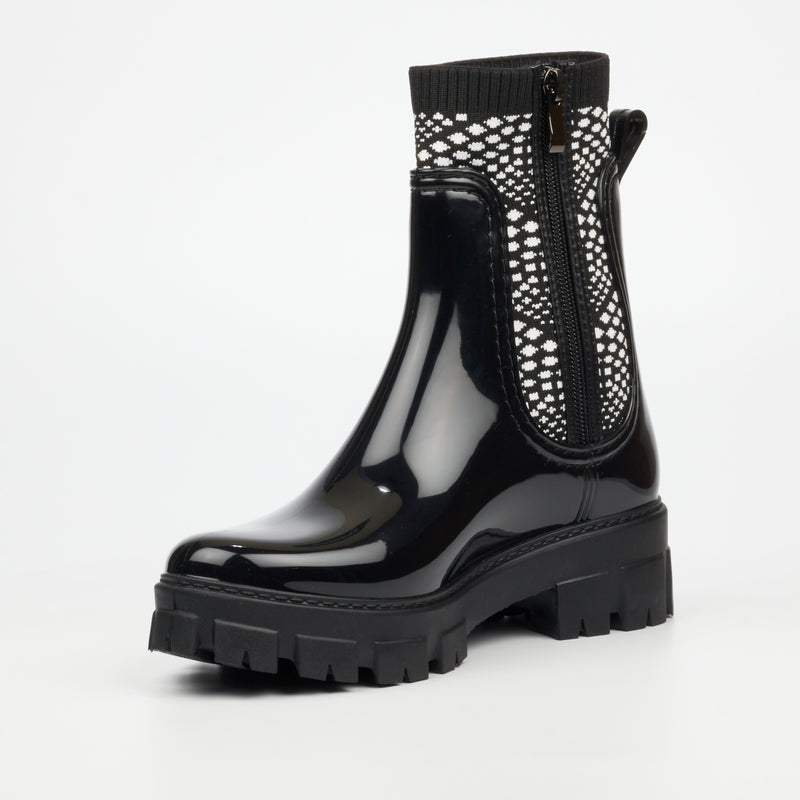 Viabeach Rain 1 Ankle Boot - Black footwear Viabeach