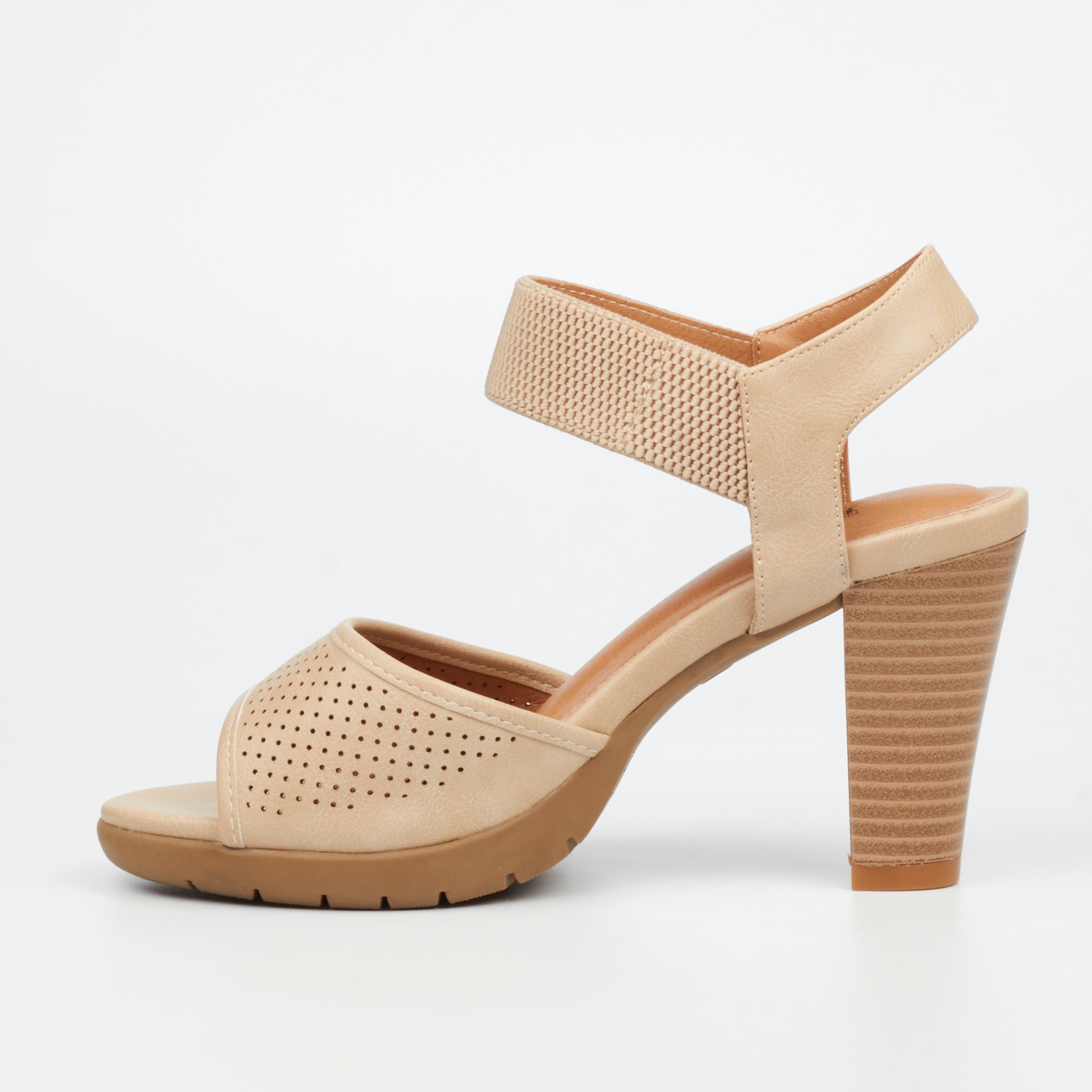 Butterfly Feet Raina 2 Heel - Beige footwear Butterfly Feet