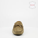 Roberto Morino Ramano 1 Suede Loafer - Olive footwear Roberto
