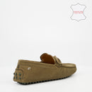 Roberto Morino Ramano 1 Suede Loafer - Olive footwear Roberto