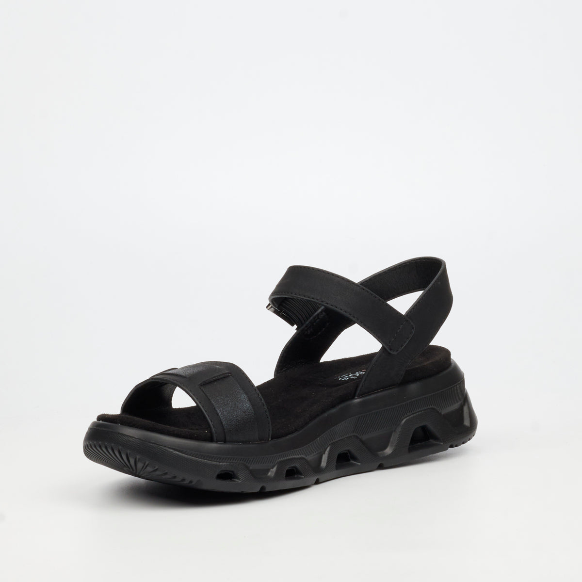 Heart & Sole Ramona 1 Flat Sandals - Black