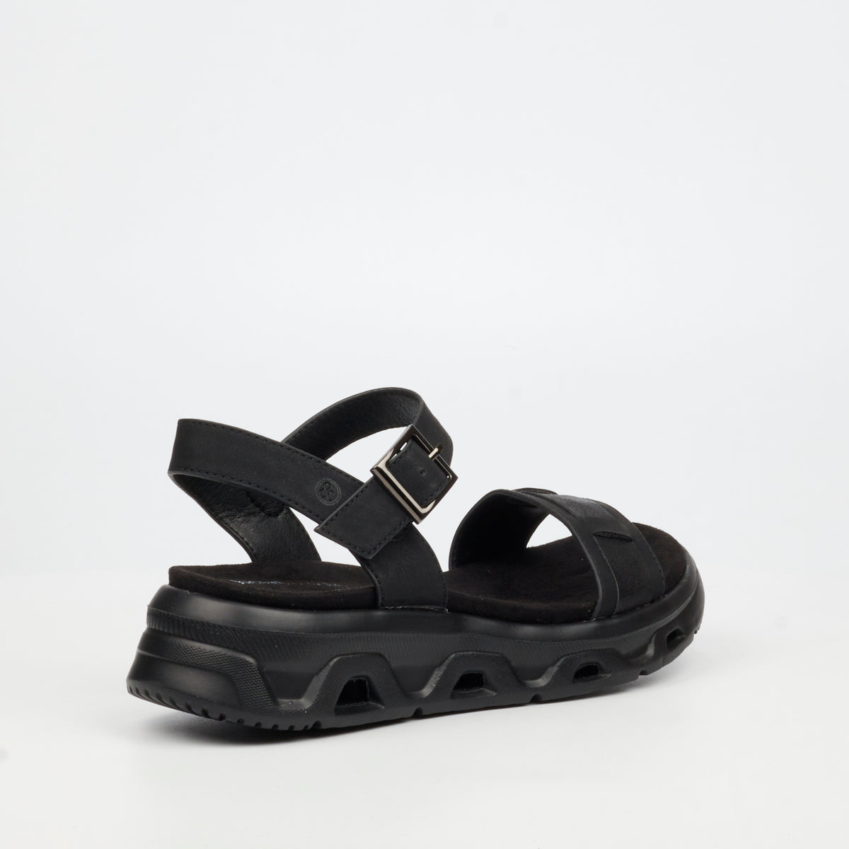 Heart & Sole Ramona 1 Flat Sandals - Black