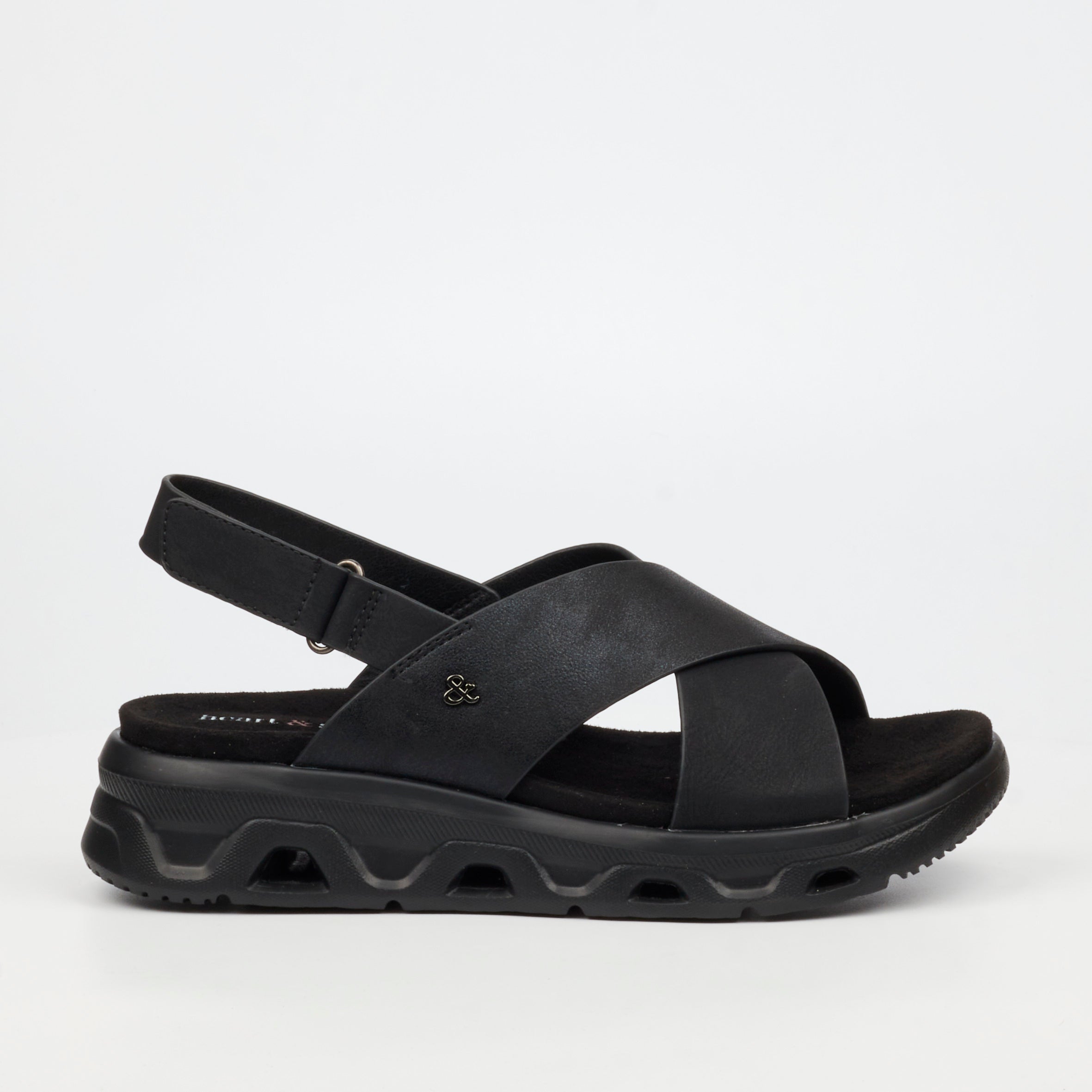 Heart & Sole Ramona 2 Sandal - Black footwear Heart & Sole