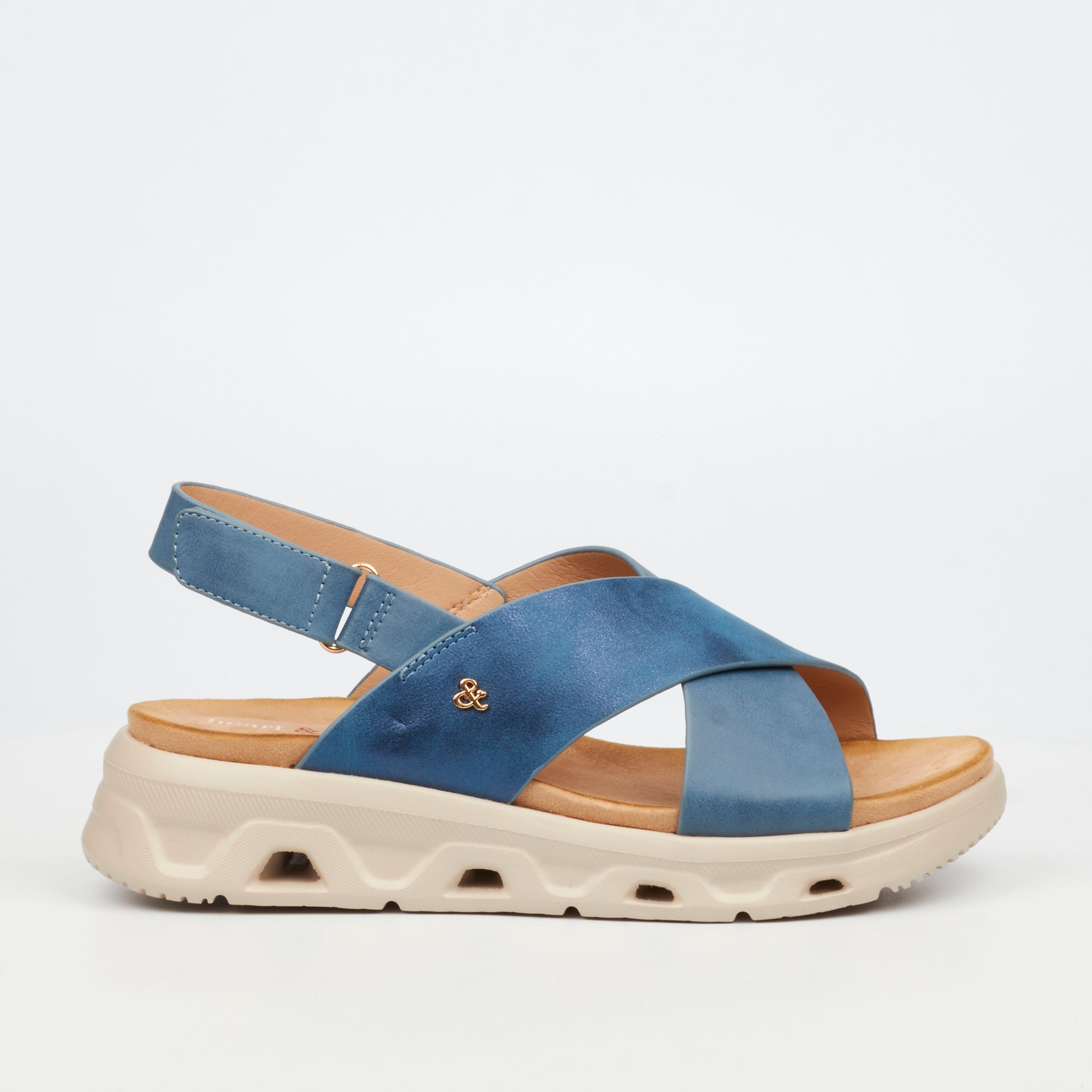 Heart & Sole Ramona 2 Sandal - Blue footwear Heart & Sole