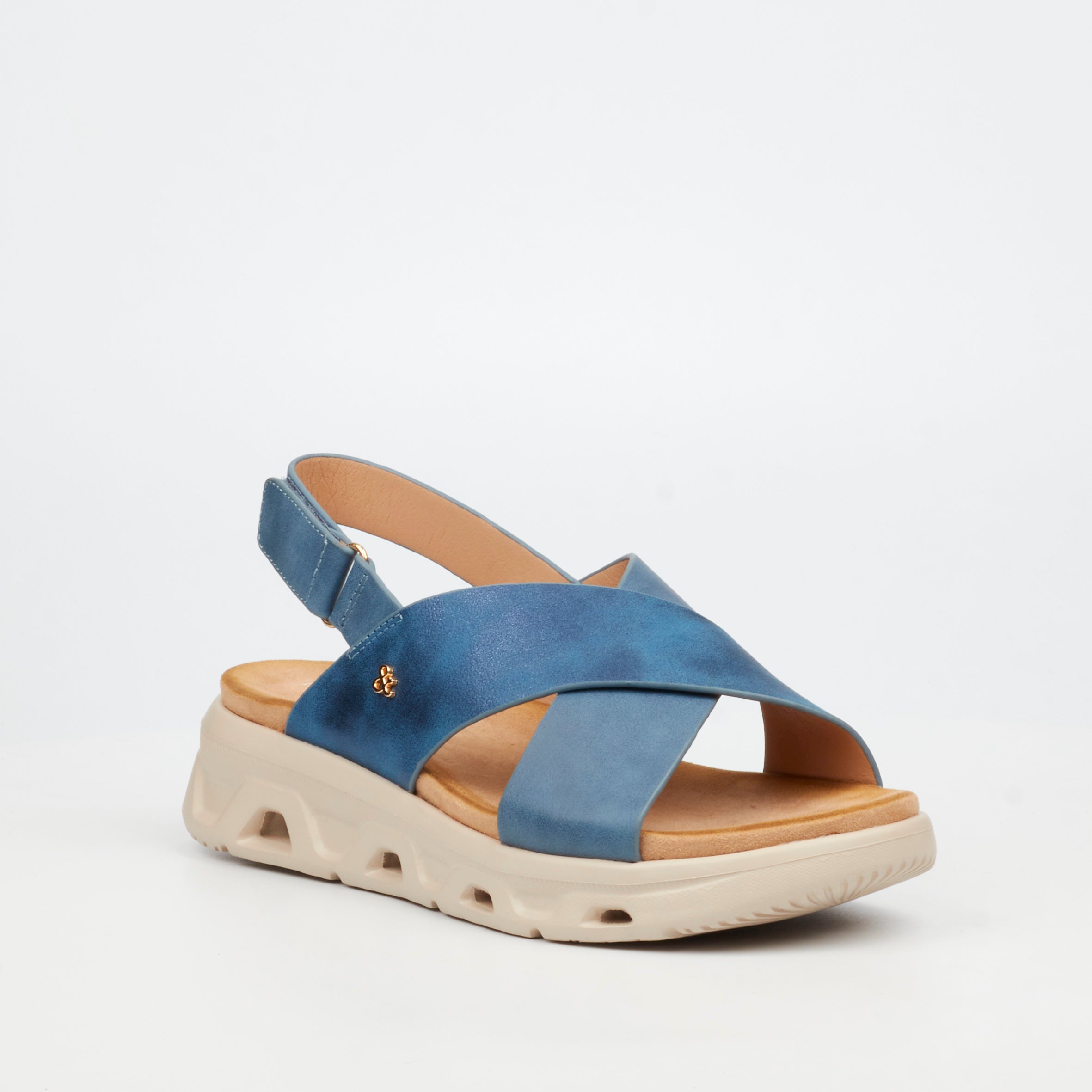 Heart & Sole Ramona 2 Sandal - Blue footwear Heart & Sole