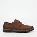 Mazerata Raymond 5 Faux Nubuck Shoe - Chocolate footwear Mazerata