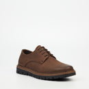 Mazerata Raymond 5 Faux Nubuck Shoe - Chocolate footwear Mazerata