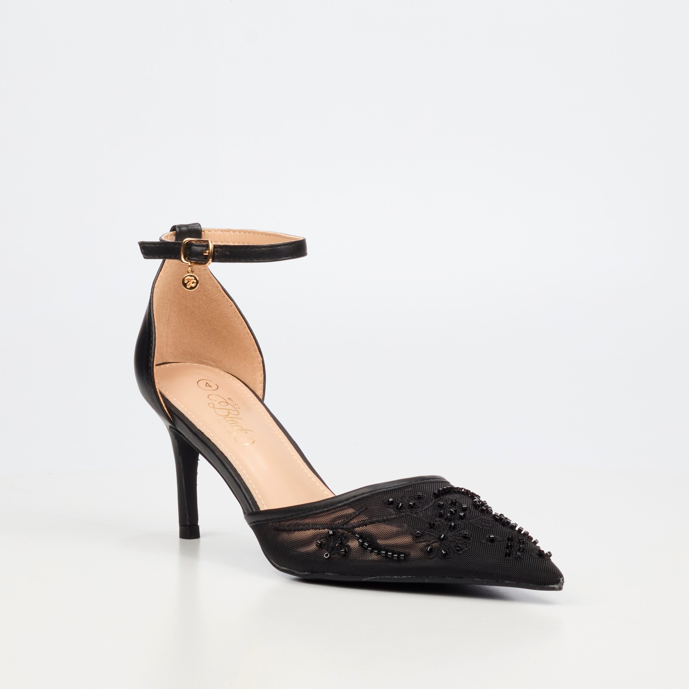 Miss Black Rayna 1 Court - Black footwear Miss Black