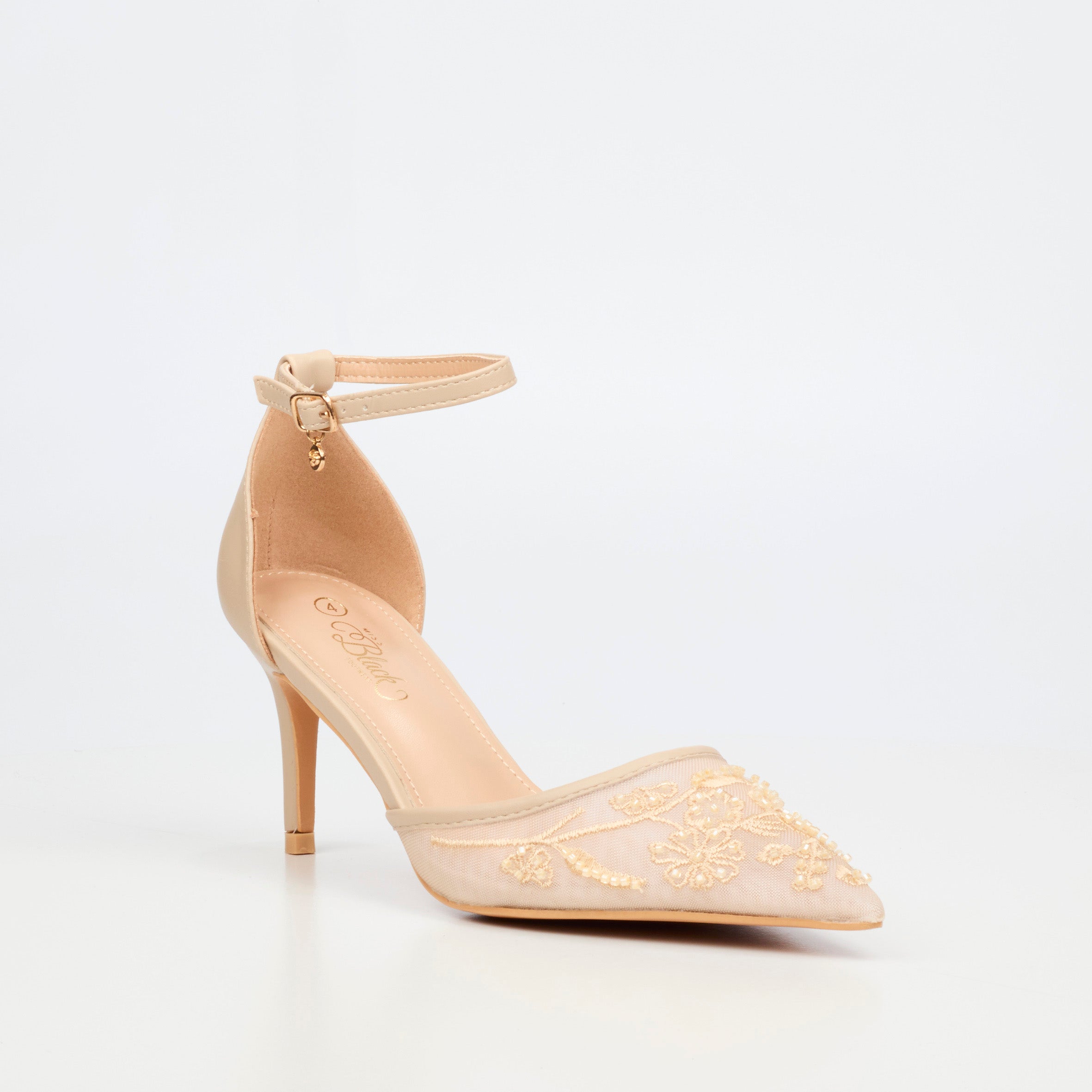 Miss Black Rayna 1 Court - Nude footwear Miss Black