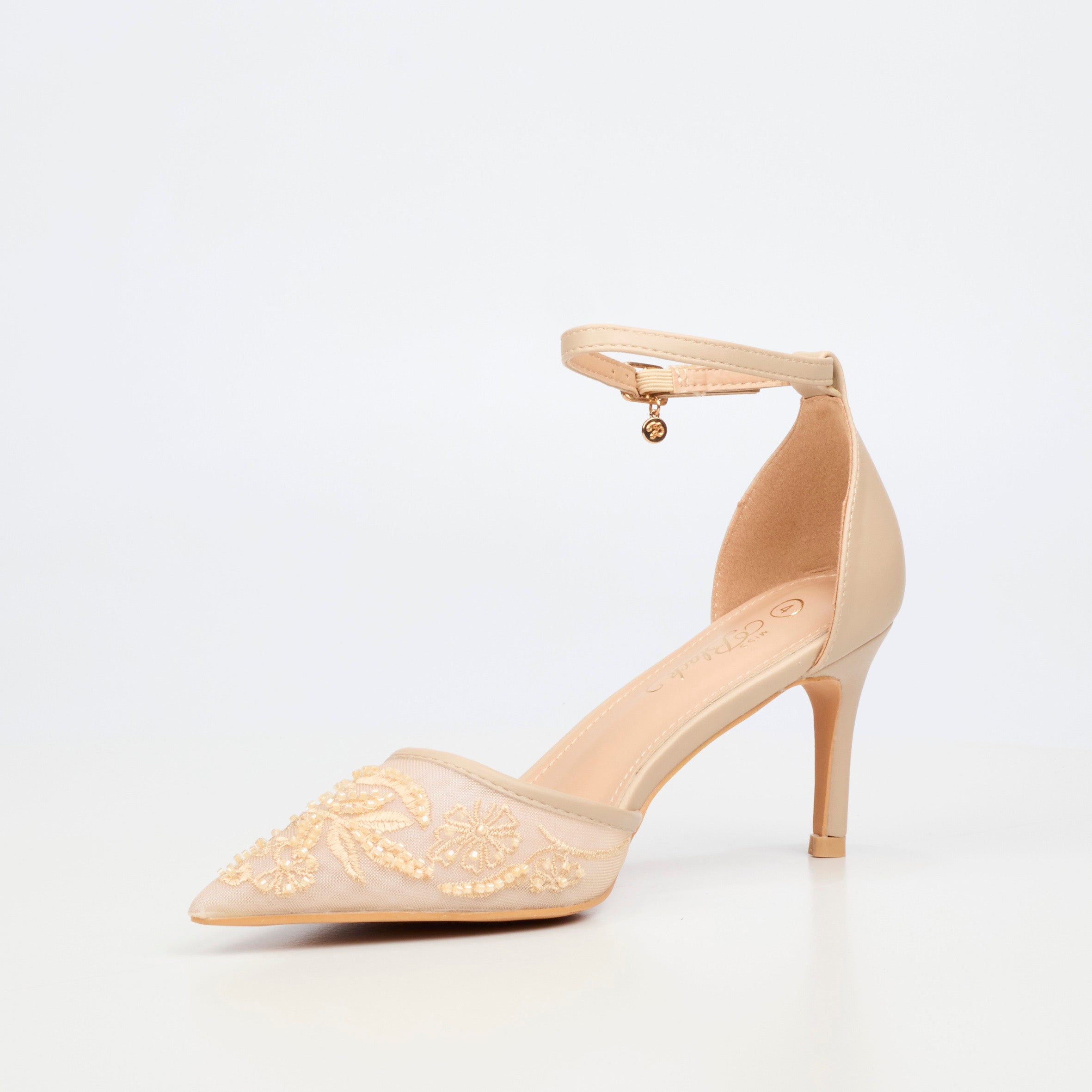 Miss Black Rayna 1 Court - Nude footwear Miss Black
