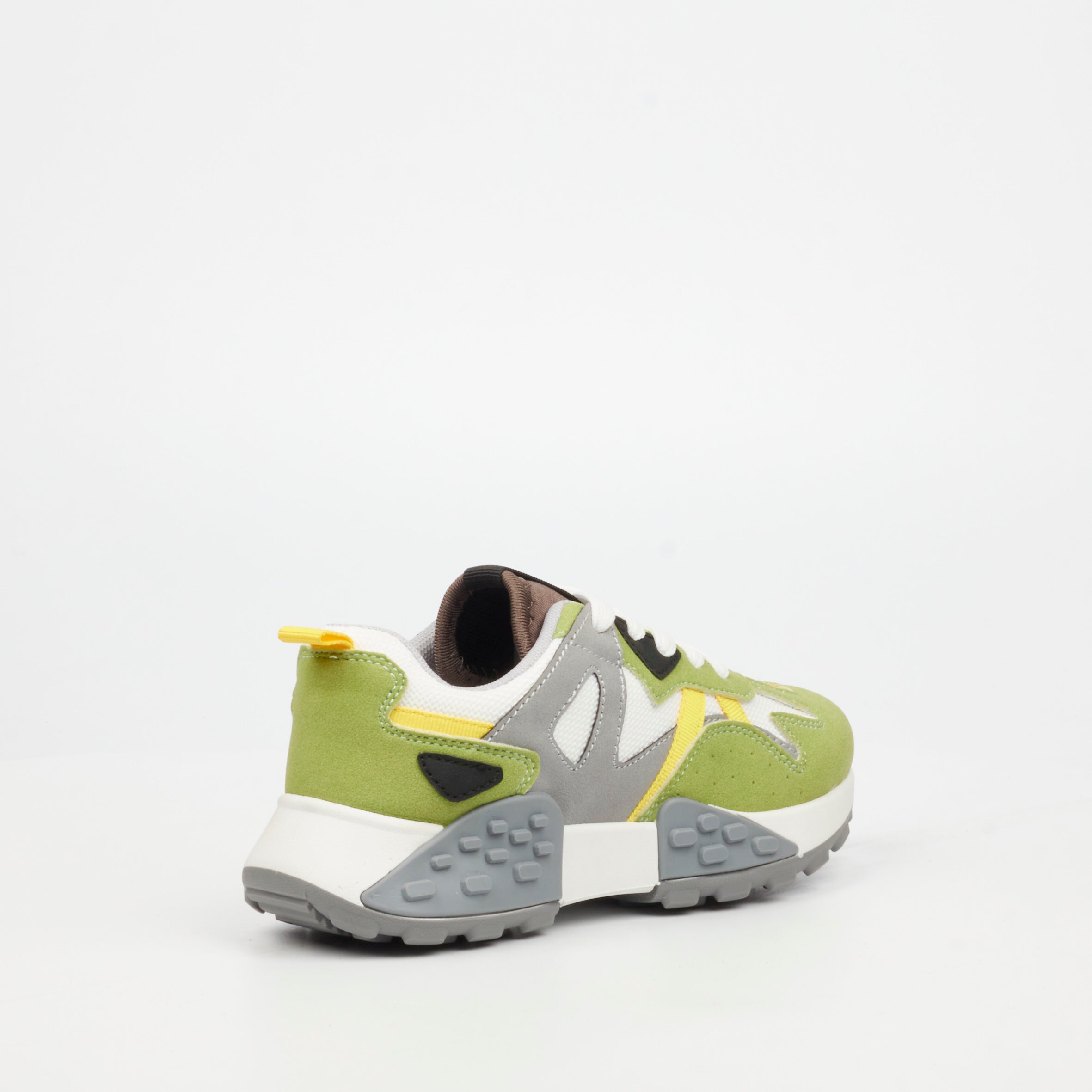 Urbanart Redo 1 Faux Wax / Faux Nylon Sneaker - Green (youth) footwear UBRT