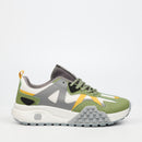 Urbanart Redo 1 Faux Wax / Nylon Sneaker - Green footwear UBRT