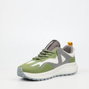Urbanart Redo 1 Faux Wax / Nylon Sneaker - Green footwear UBRT
