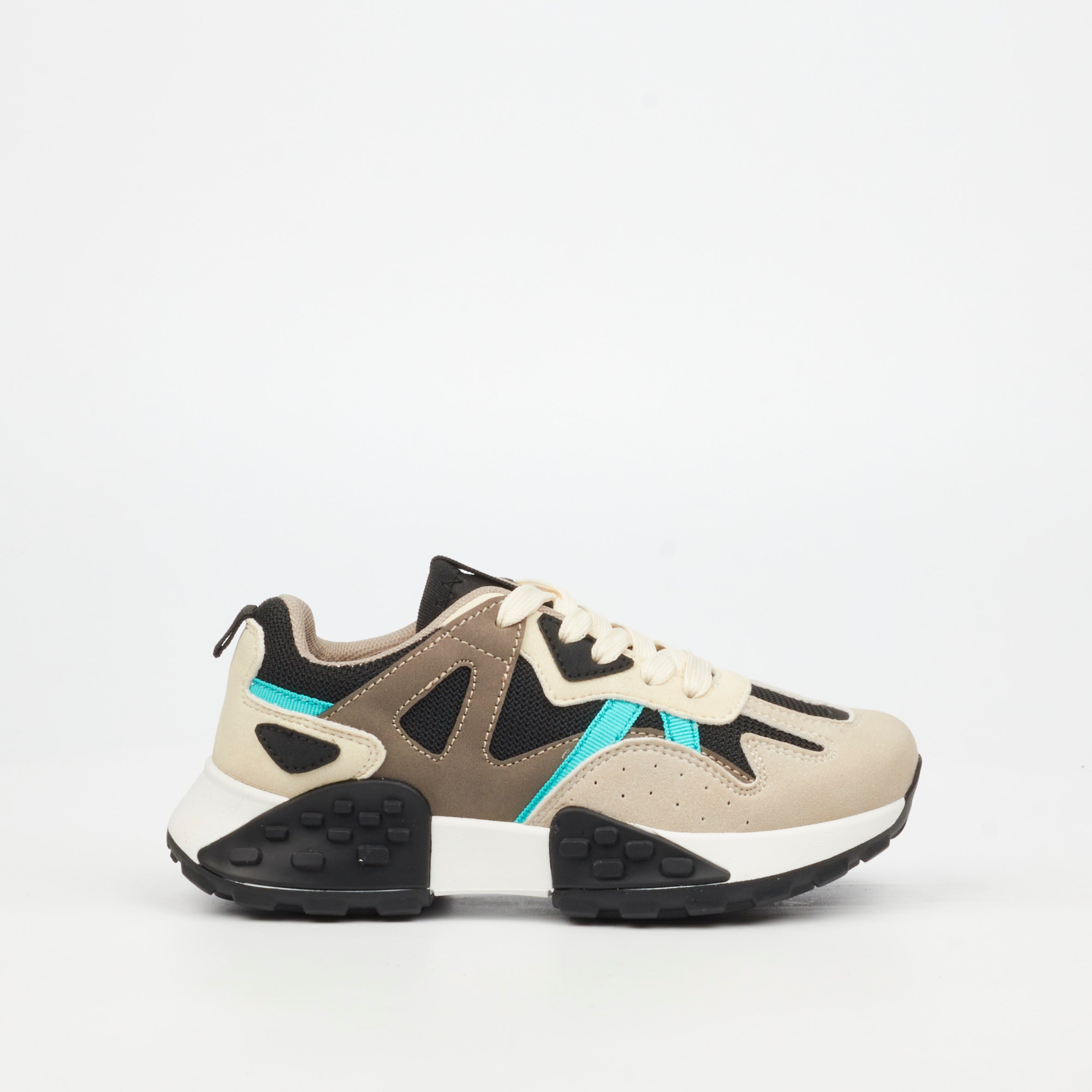 Urbanart Redo 1 Faux Wax / Faux Nylon Sneaker - Grey (youth) footwear UBRT