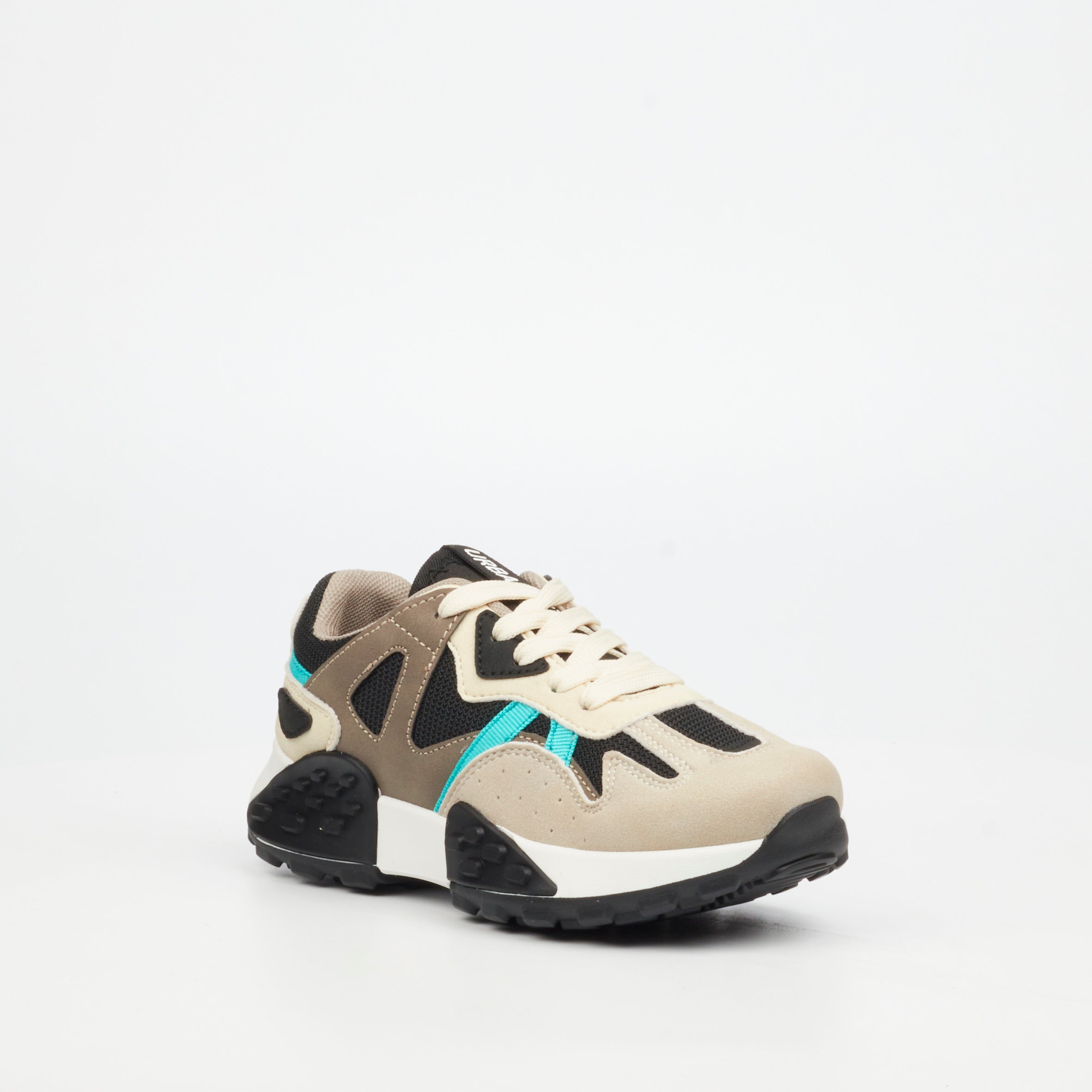 Urbanart Redo 1 Faux Wax / Faux Nylon Sneaker - Grey (youth) footwear UBRT