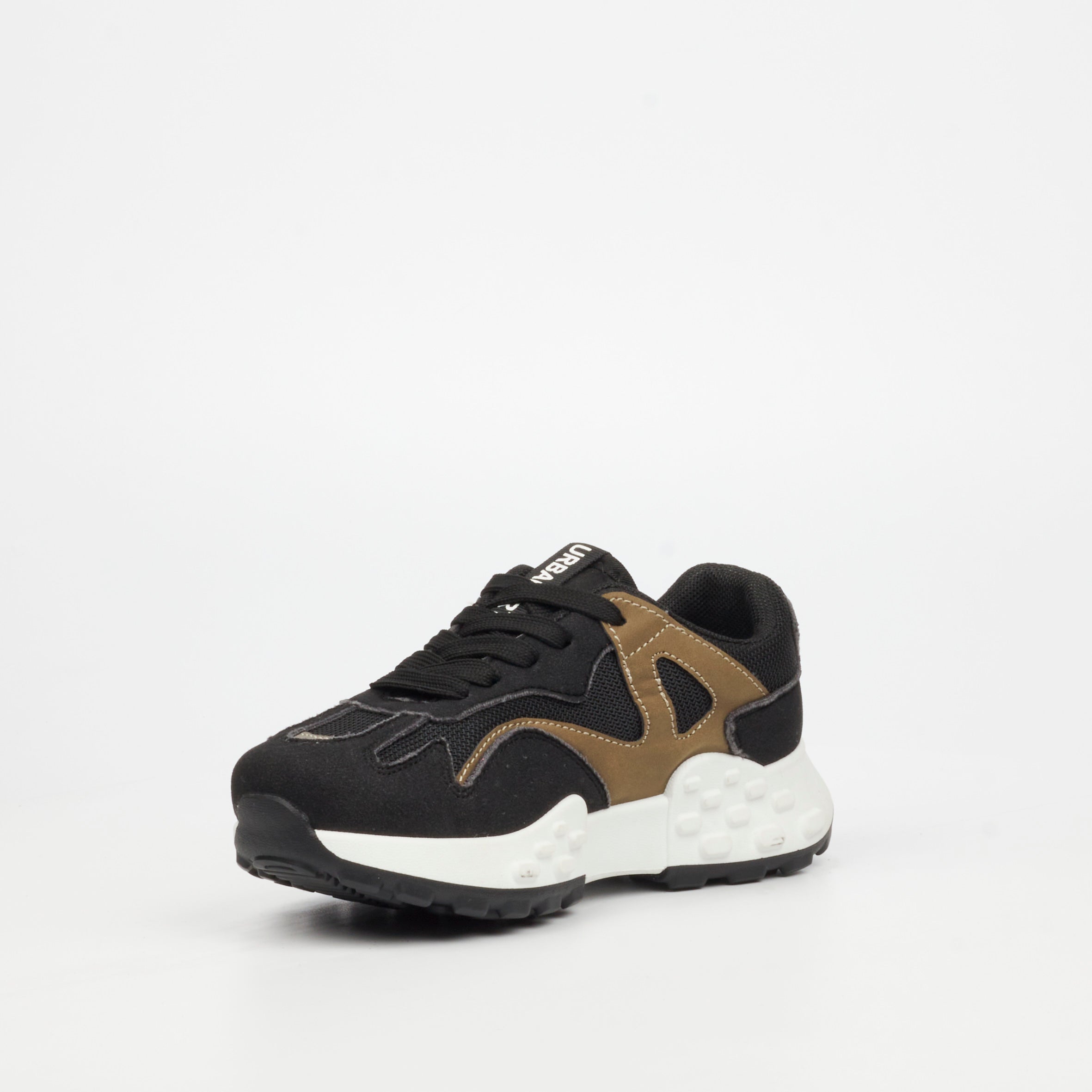 Urbanart Redo 1 Faux Wax / Faux Nylon Sneaker - Olive ( youth) footwear UBRT