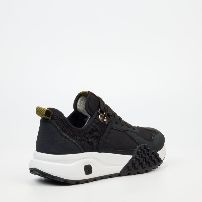 Urbanart Redo 2 Faux Nubuck / Mesh Sneaker - Black footwear UBRT