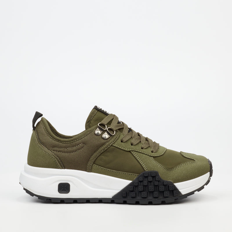 Urbanart Redo 2 Faux Nubuck / Mesh Sneaker - Olive footwear UBRT