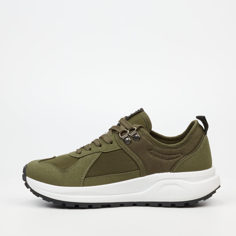 Urbanart Redo 2 Faux Nubuck / Mesh Sneaker - Olive footwear UBRT