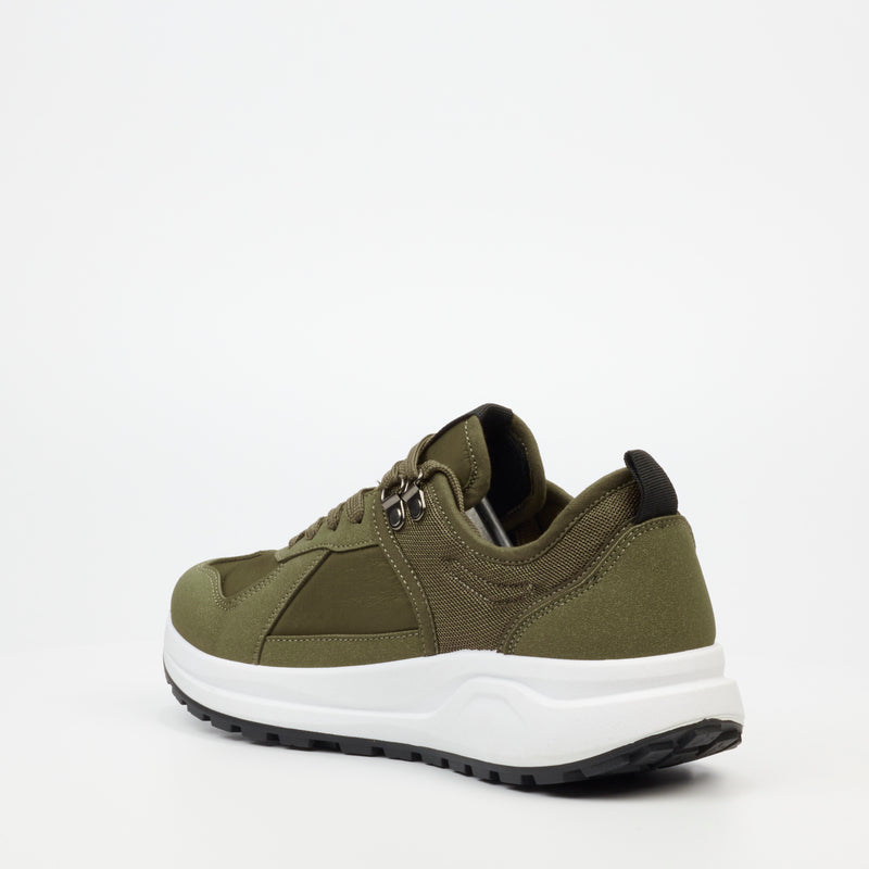 Urbanart Redo 2 Faux Nubuck / Mesh Sneaker - Olive footwear UBRT