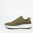 Urbanart Redo 2 Faux Nubuck / Mesh Sneaker - Olive footwear UBRT