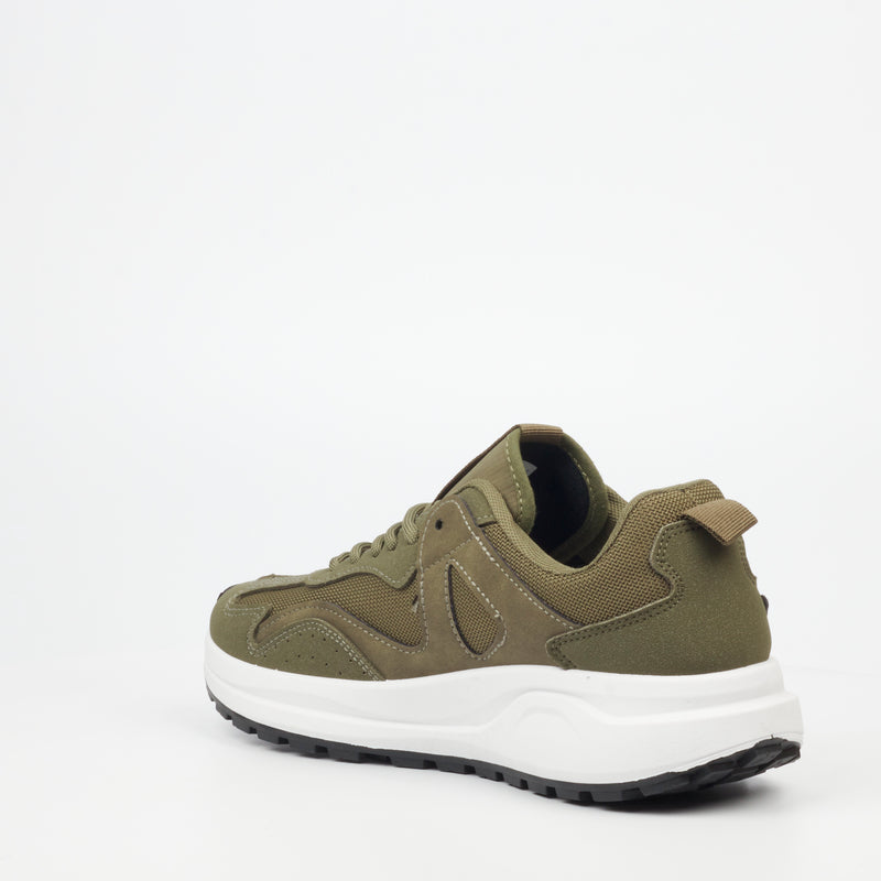 Urbanart Redo 2 Faux Nubuck / Mesh Sneaker - Olive footwear UBRT